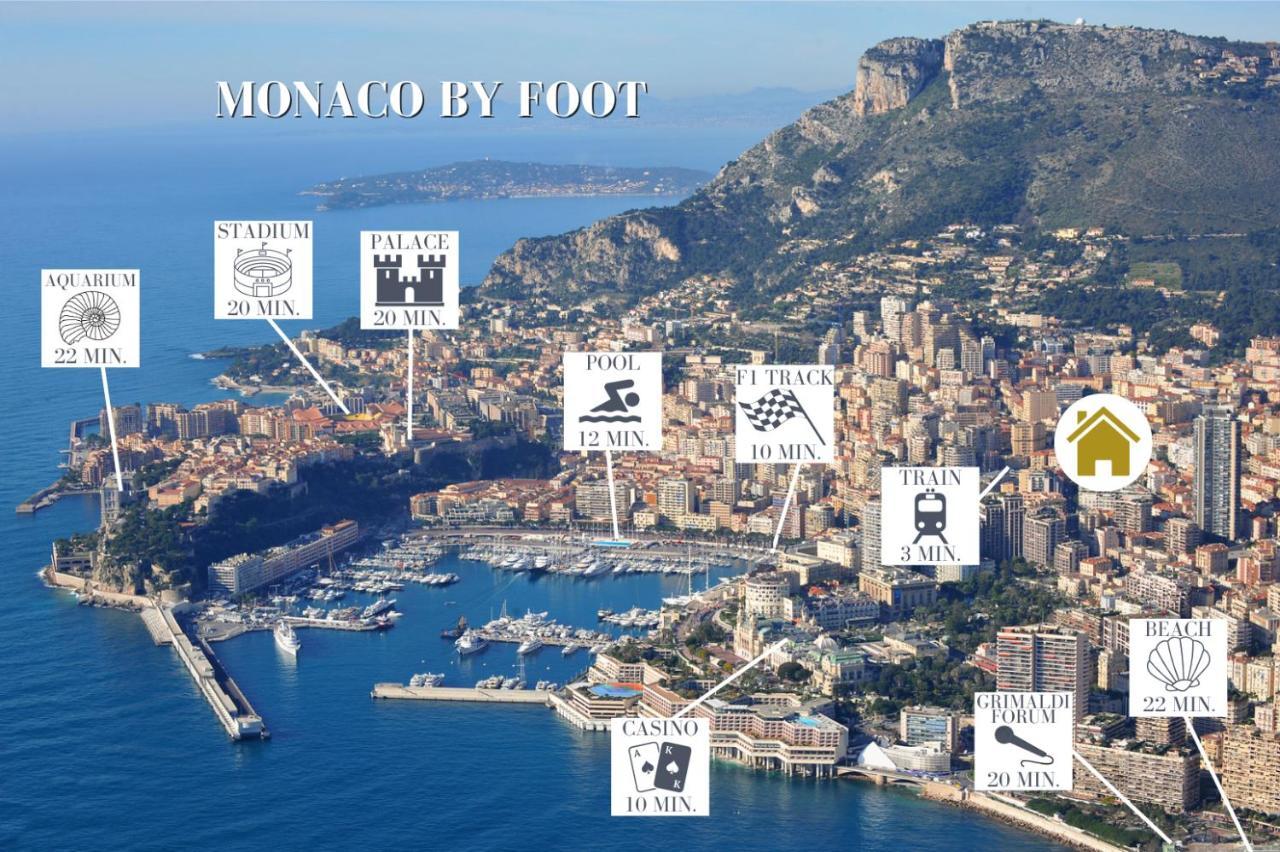 Monaco - Beautiful Apartment 6-8 People Beausoleil Eksteriør billede